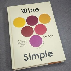 Aldo Sohm Wine Simple Hardcover Illustrated Guide Book 9781984824257 OS